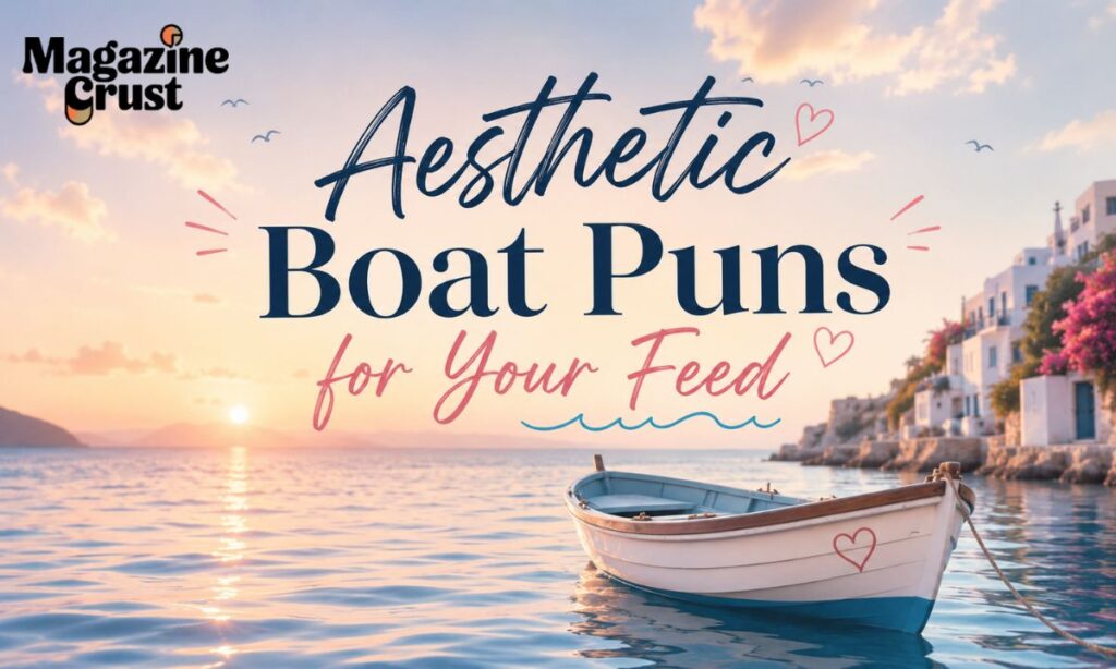Aesthetic Boat Puns for Your Feed